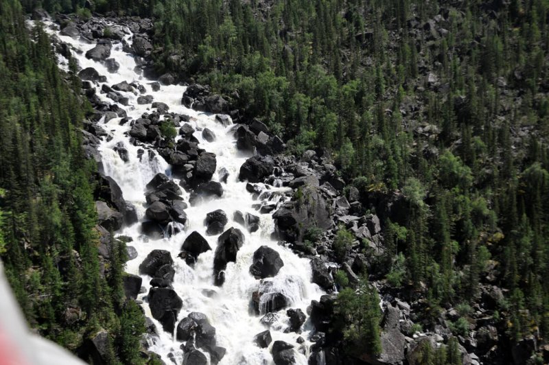 Водопад Учар горный Алтай
