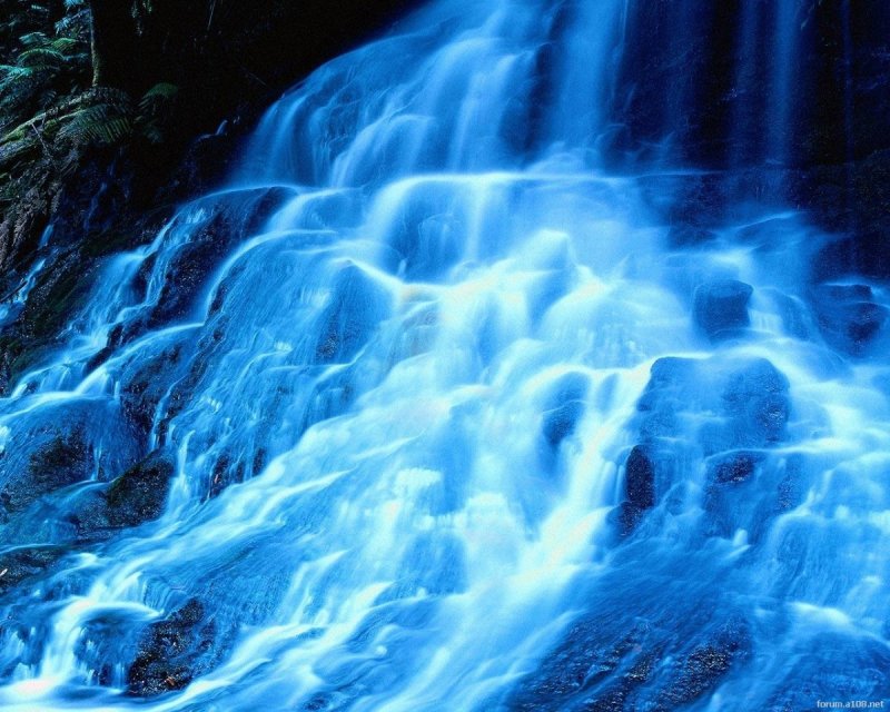 Веерообразный водопад