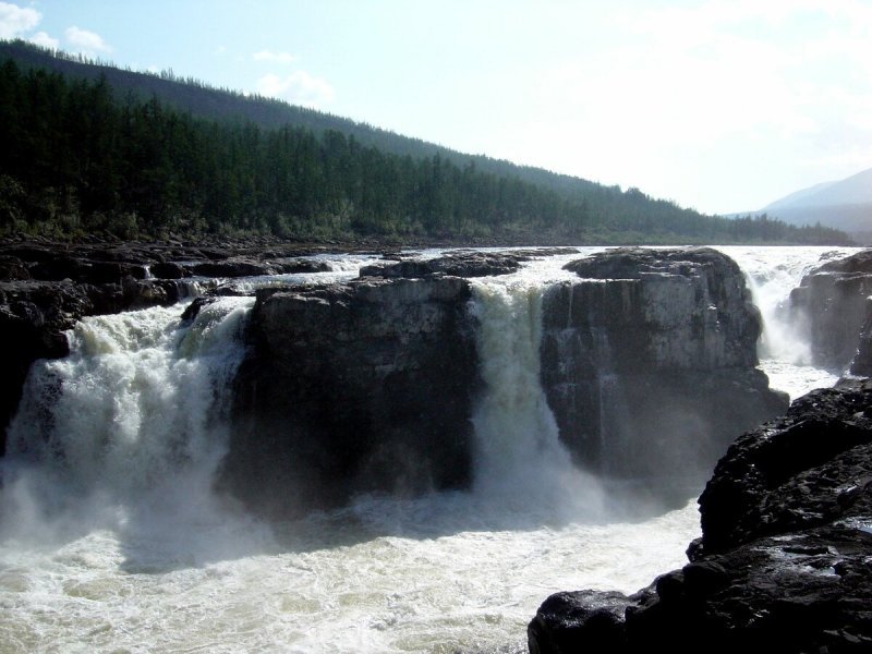Водопады плато Путорана Красноярский край