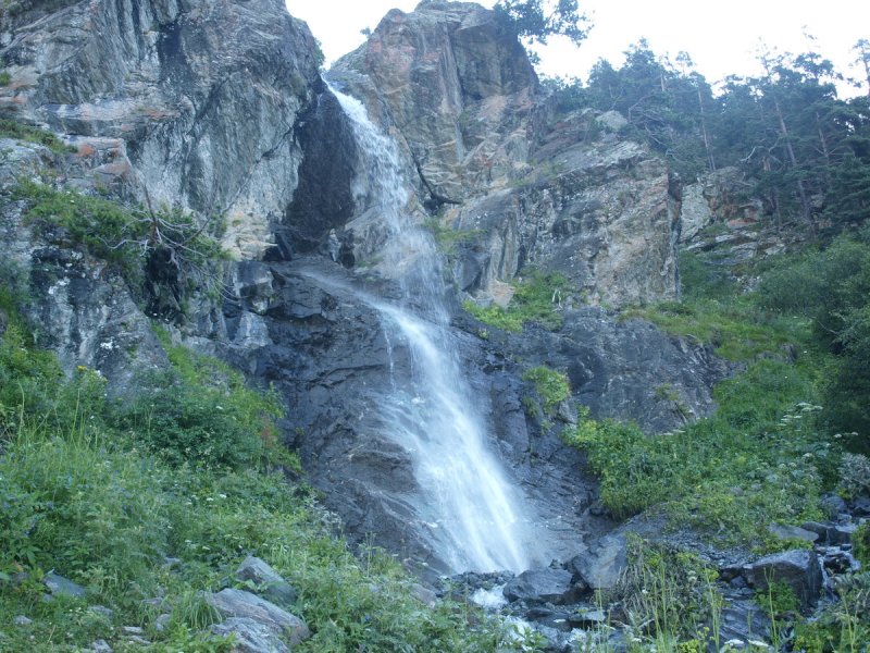 Казачий водопад Архыз