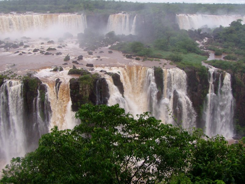 Игуасу бразильские водопады