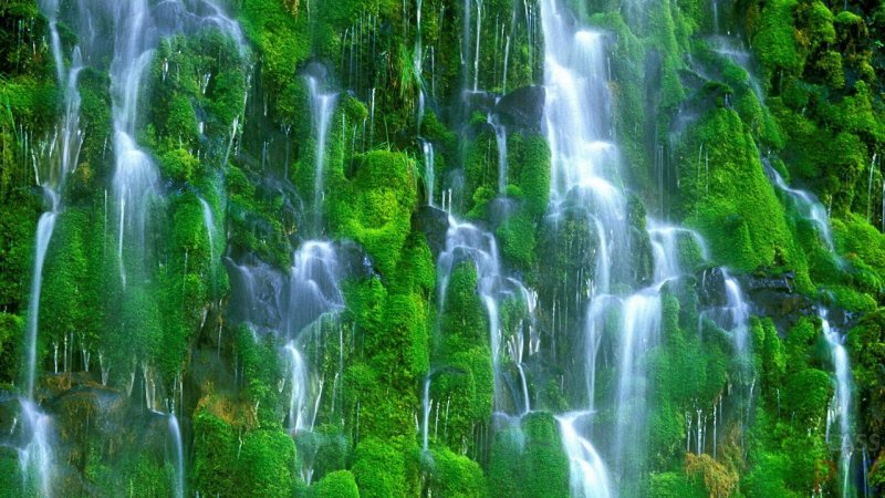 Водопад Мосбрей США фото