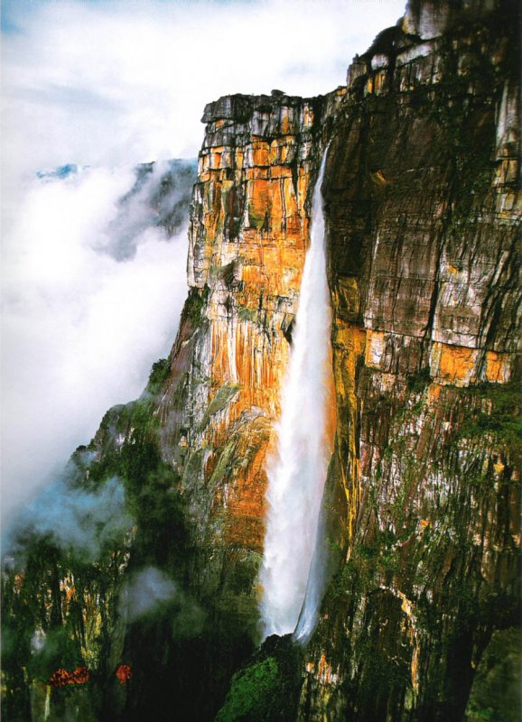 Самый высокий водопад — Анхель (1054 м)