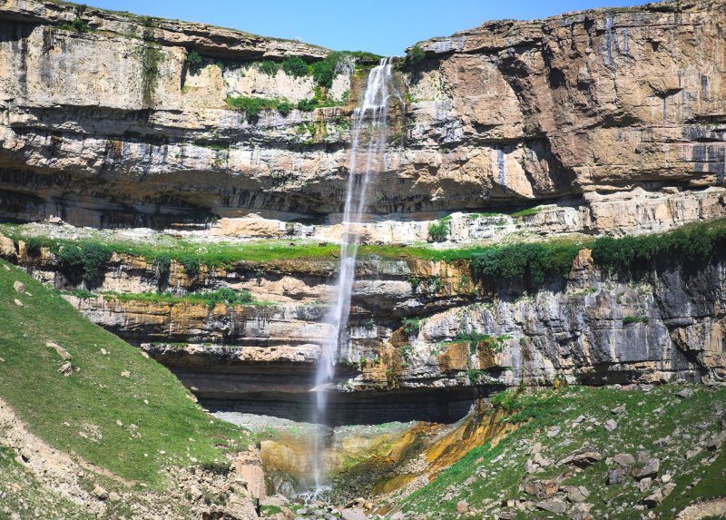 Водопад Тобол Дагестан