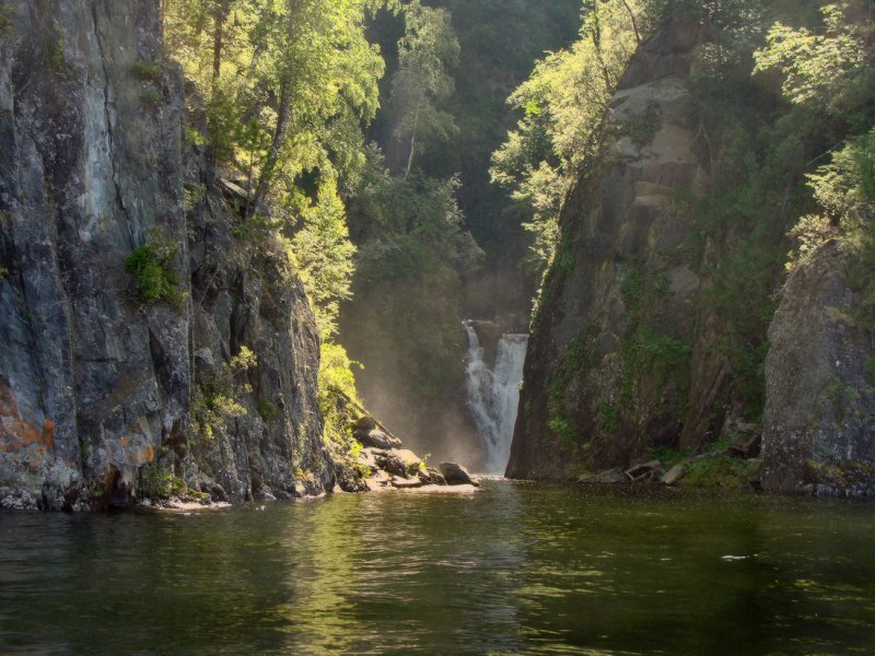 Водопад Корбу на Телецком