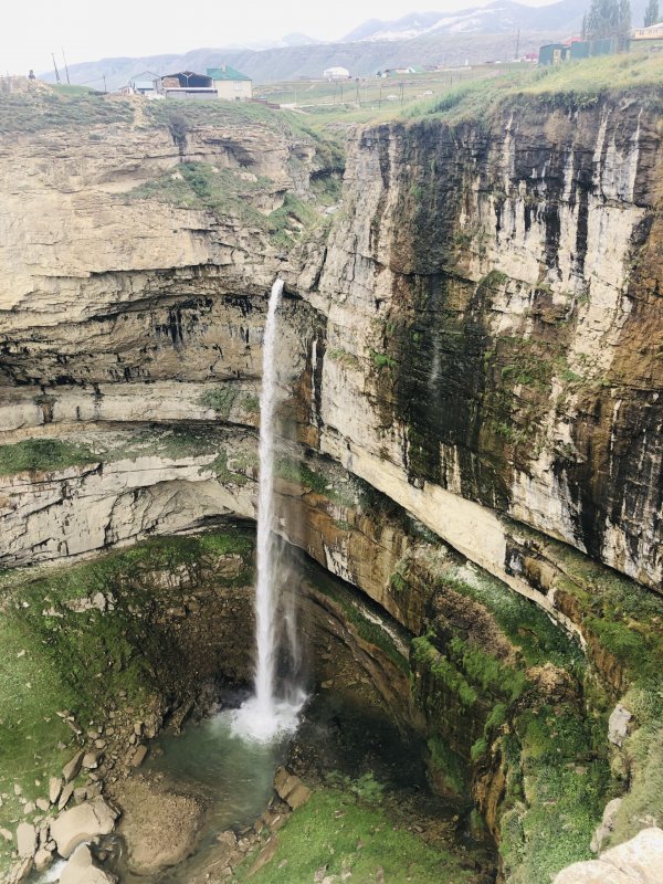 Хунзахский водопад Дагестан