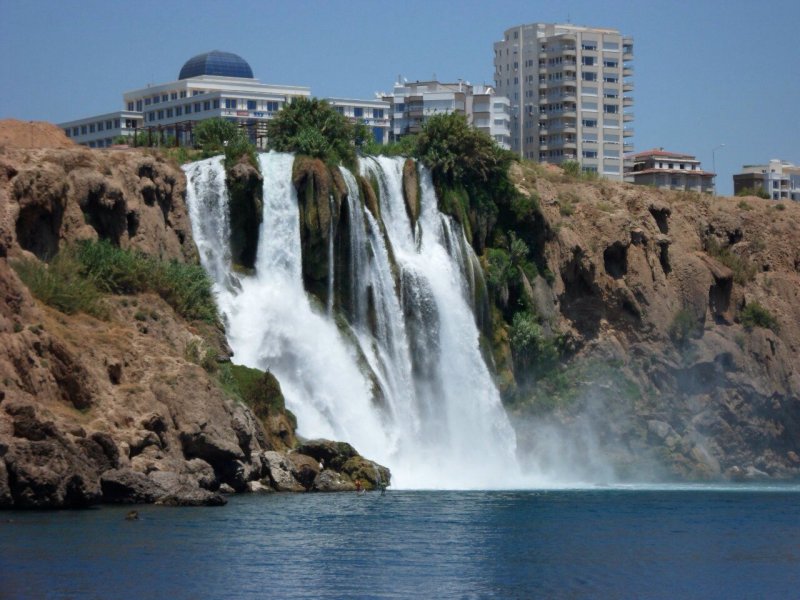 Турция Анталия водопад Дюден