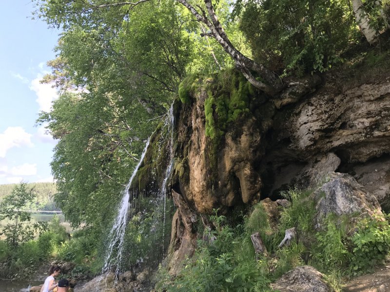 Водопад Плакун в Суксуне