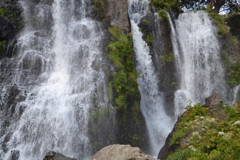 Waterfall Shaki Winter Armenia