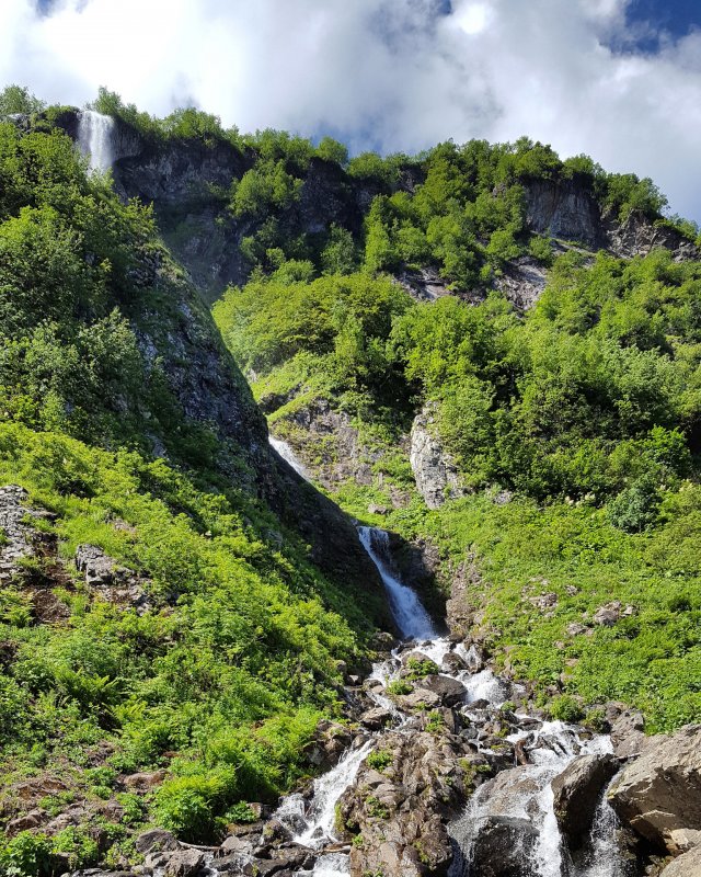Красная Поляна водопад Поликария