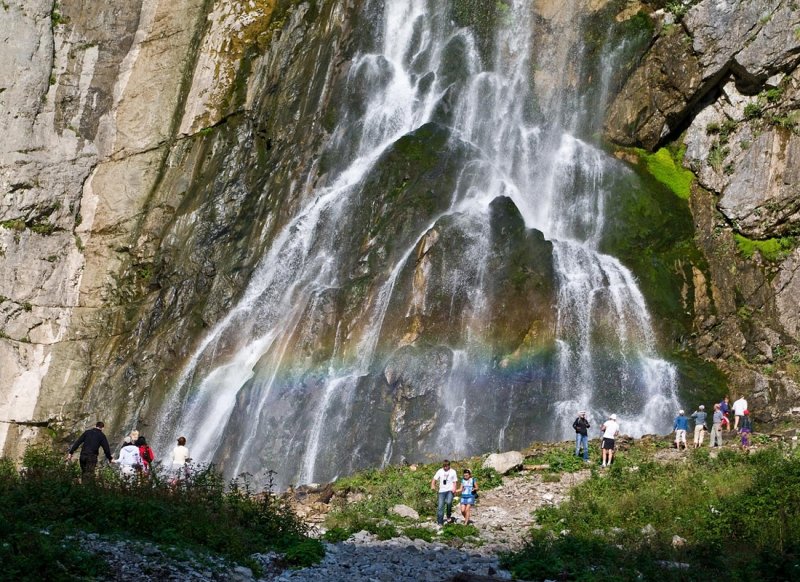 Гегскому водопаду Абхазия