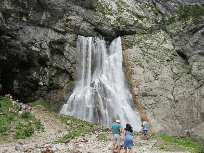 Водопад Гега в Абхазии