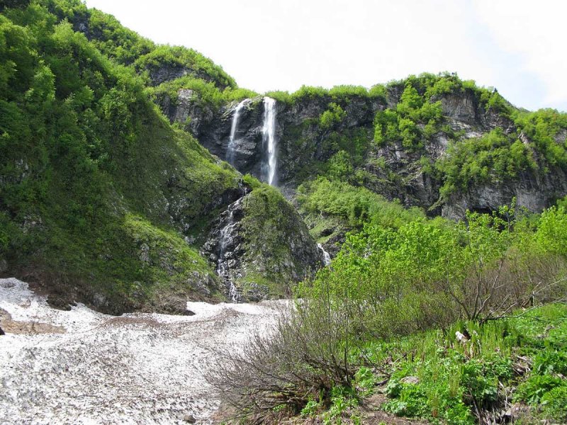 Глубокий Яр водопад Сочи