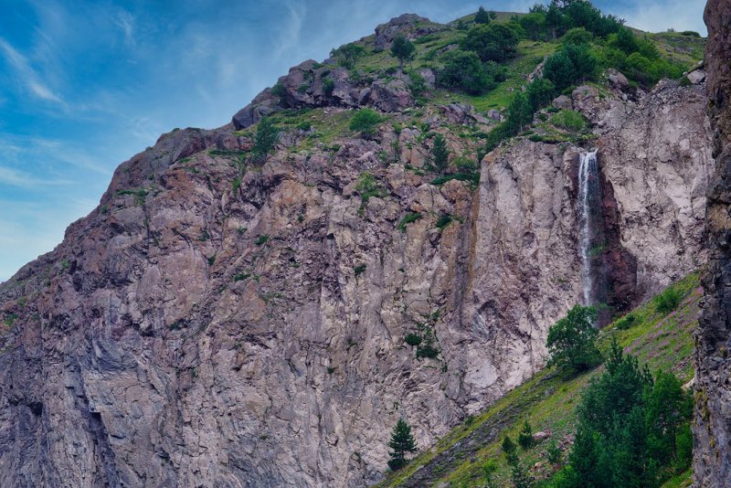 Водопад Азау Кабардино-Балкария