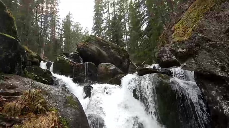 Водопад хребет Кваркуш