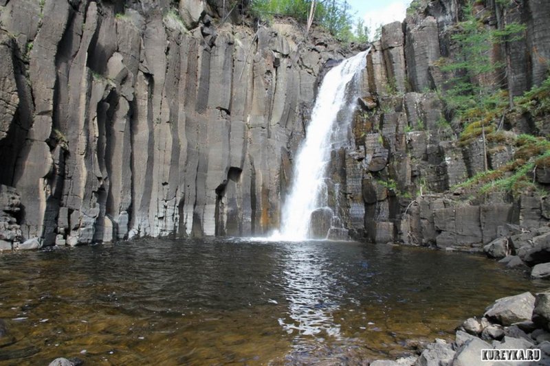Большой Курейский водопад Красноярский край