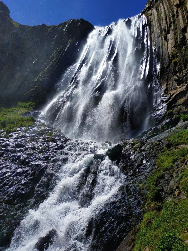 Водопад Азау Приэльбрусье