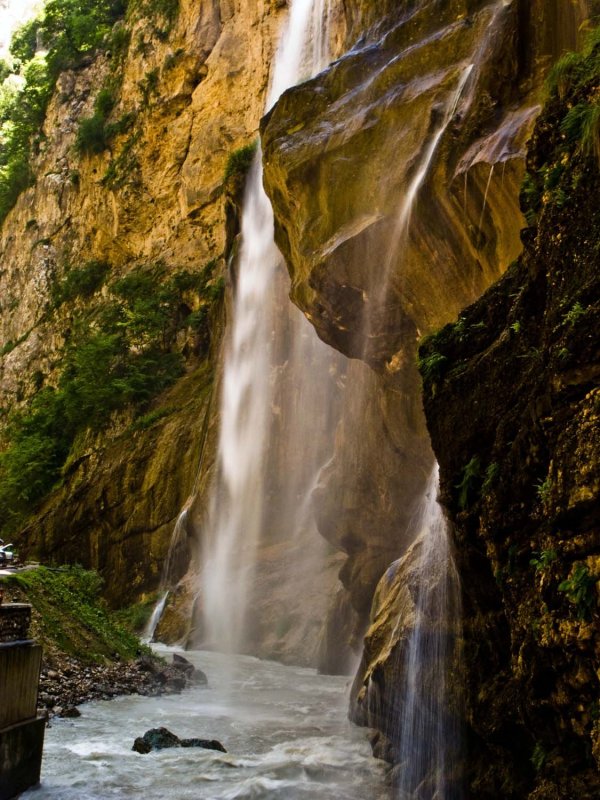 Верхняя Балкария Чегемские водопады