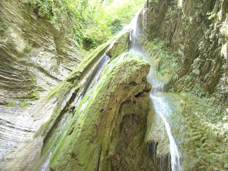 Аул Наджиго водопады