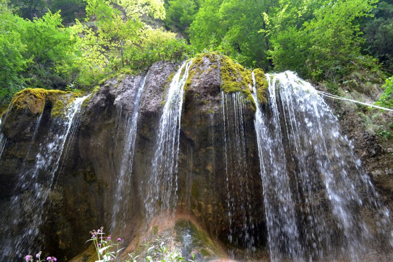 Чегемские водопады Кабардино-Балкария зимой