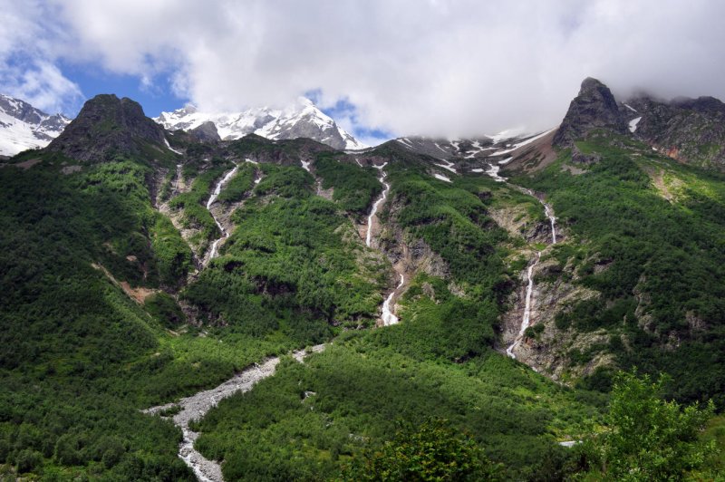 Водопад Осетия цей