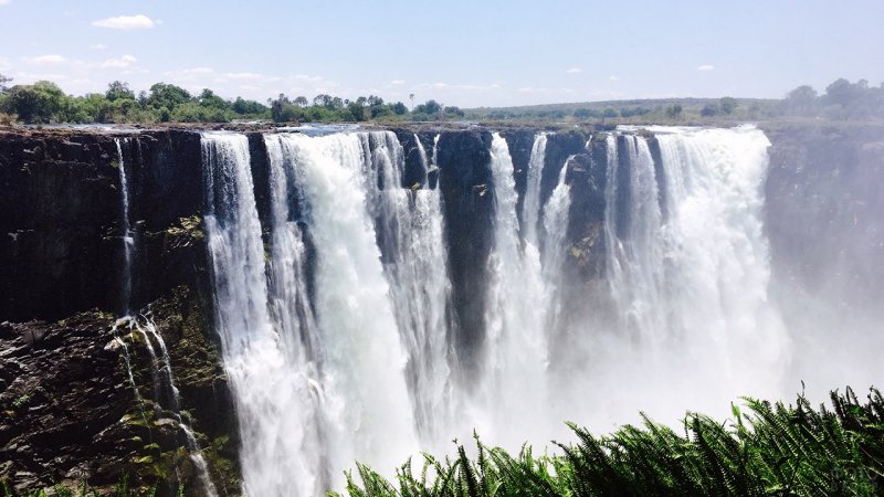 Мозамбикский водопад Виктория