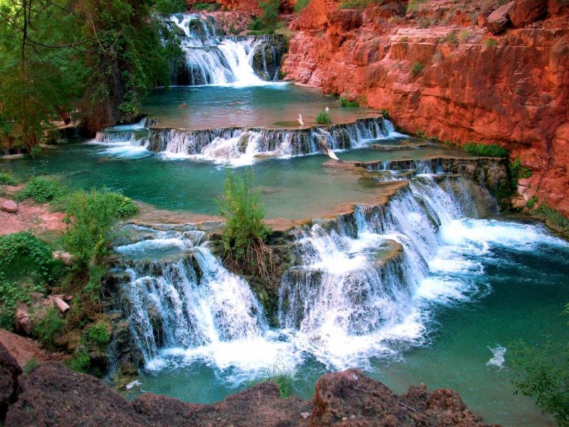 Водопад Гранд-Фолс, Аризона. США.