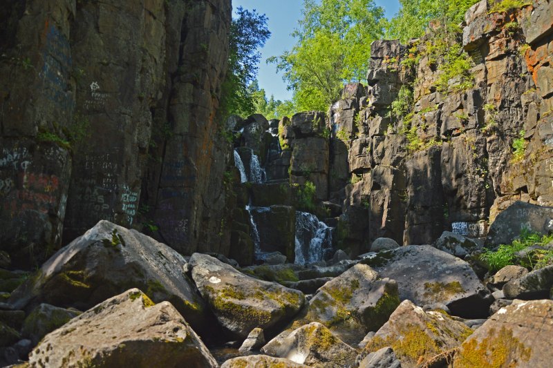 Уковский водопад Красноярск