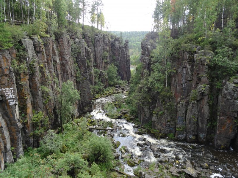 Уковский водопад Иркутская область
