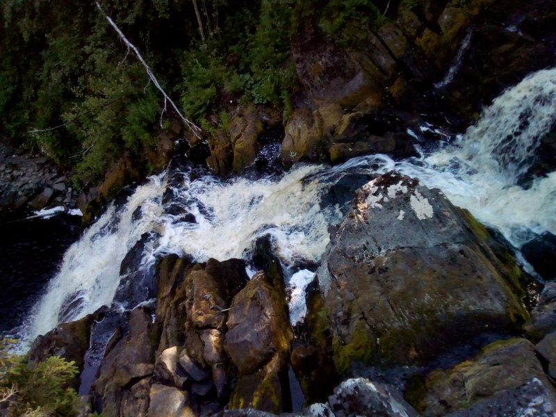 Водопад Юканкоски Карелия