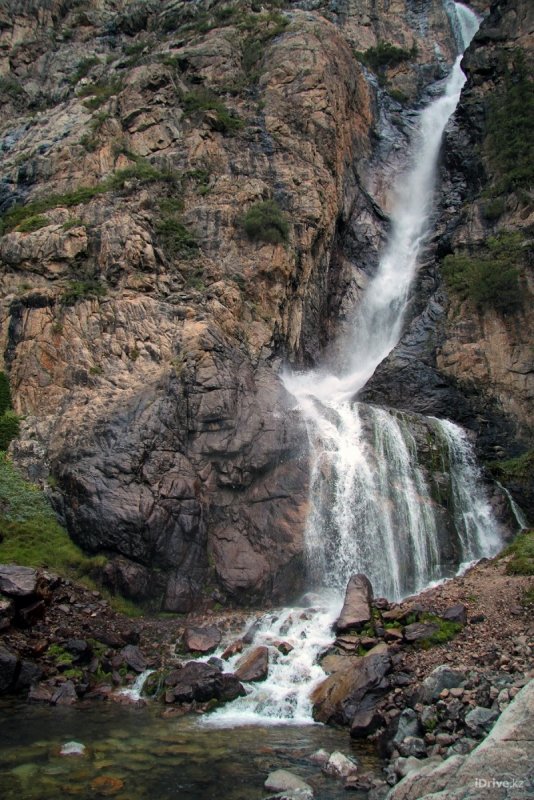 Водопад в Казахстане самый большой