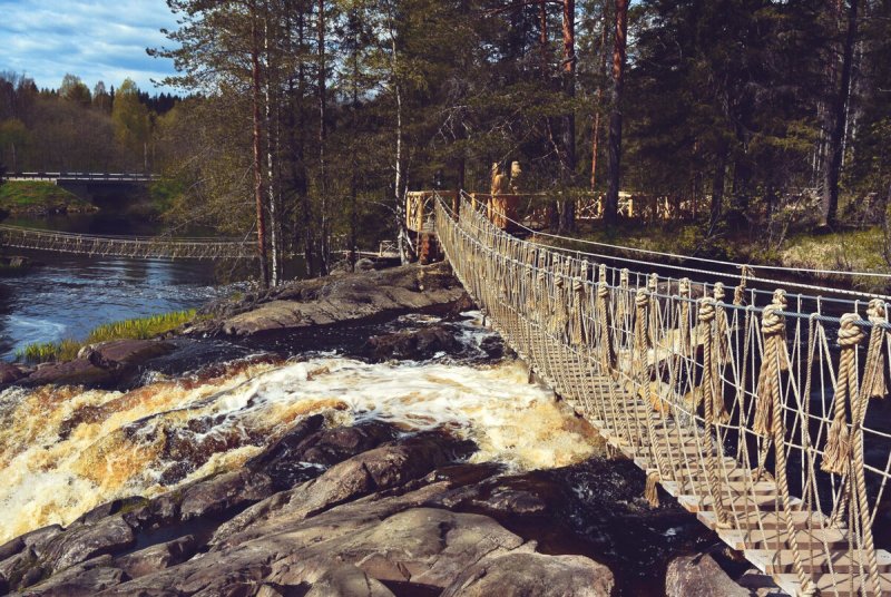 Водопад Хегфорс Финляндия