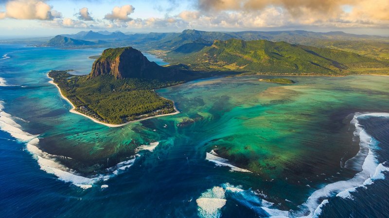 Маврикий остров впадина