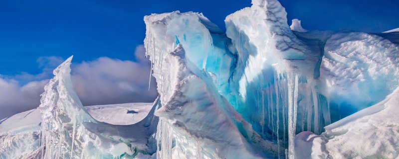 Кровавый водопад в Антарктиде видео