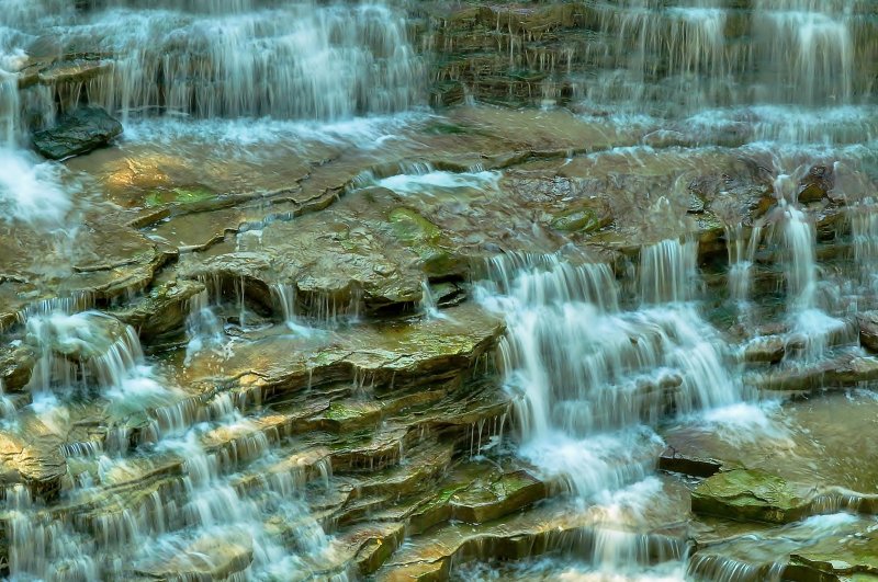 Каскадный водопад Водопадный