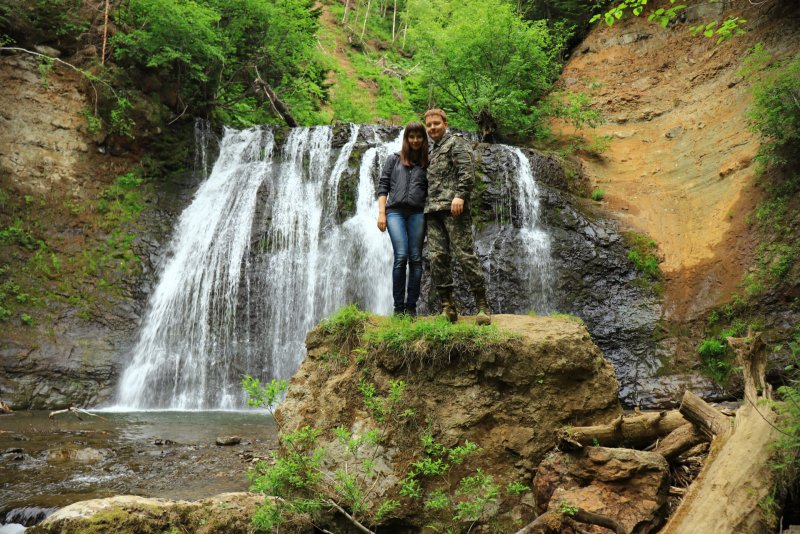 Манжерок Черемшанский водопад