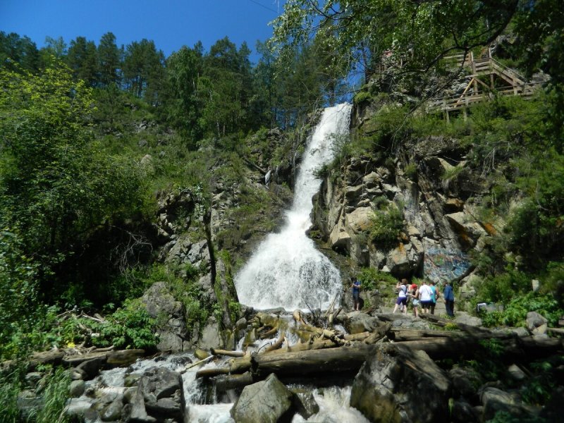 Черемшанский водопад Алтай