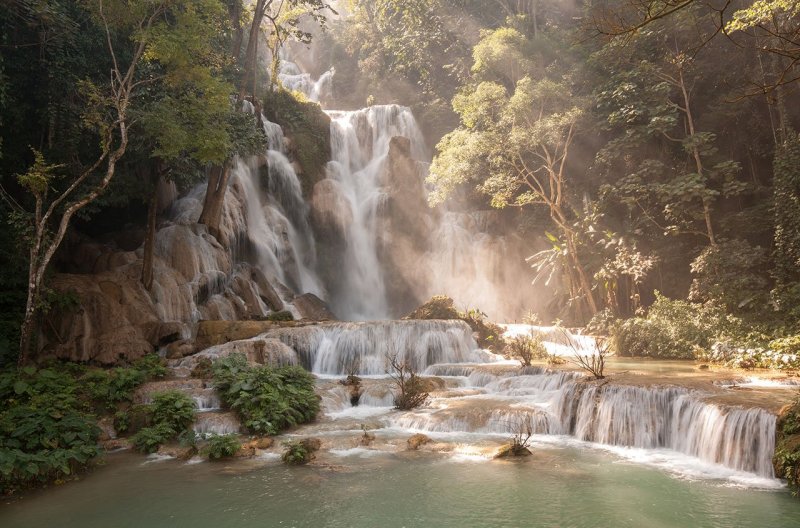 Водопад Луанг Прабанг