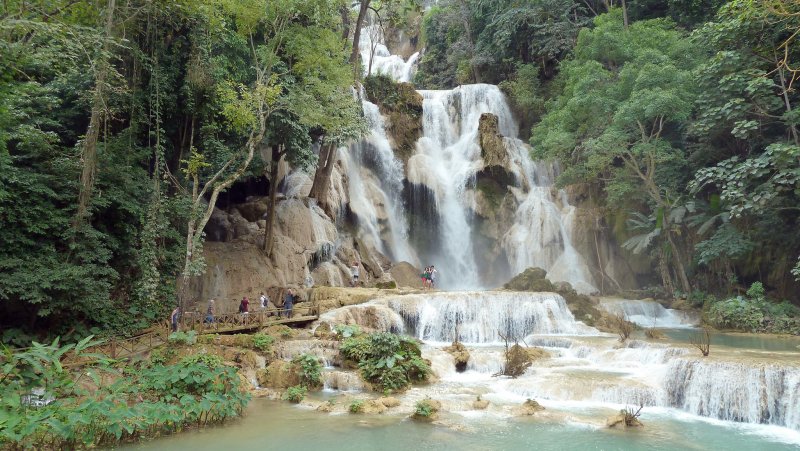 Провинция Лао сай водопад