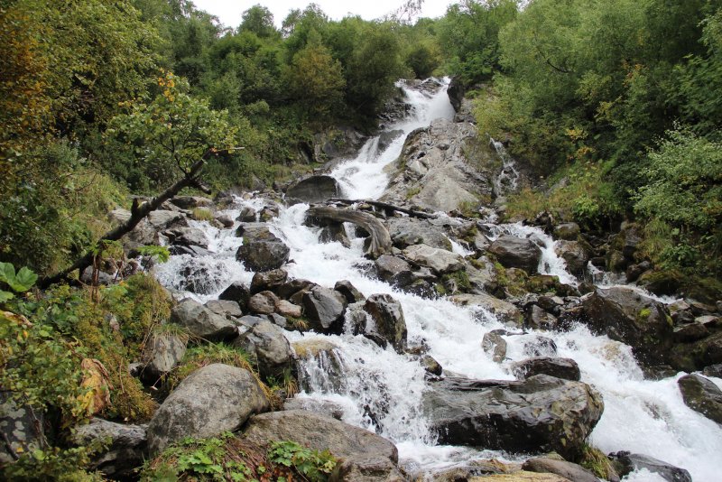 Чучхурский водопад Домбай