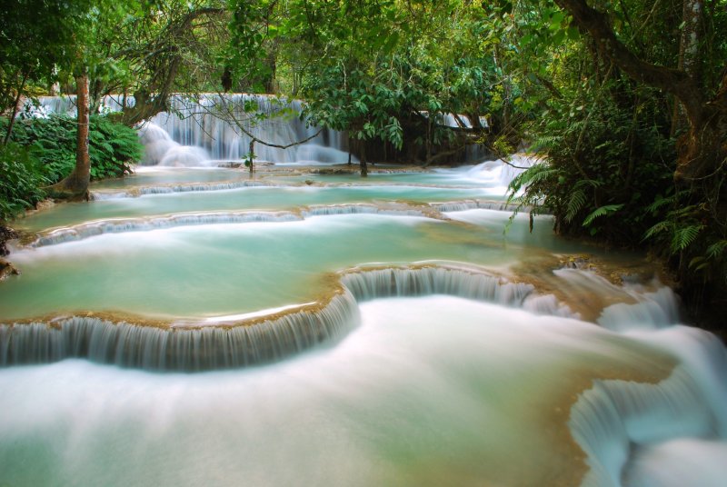 Водопад Куанг си Лаос