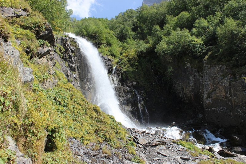 Водопад Алибек Домбай
