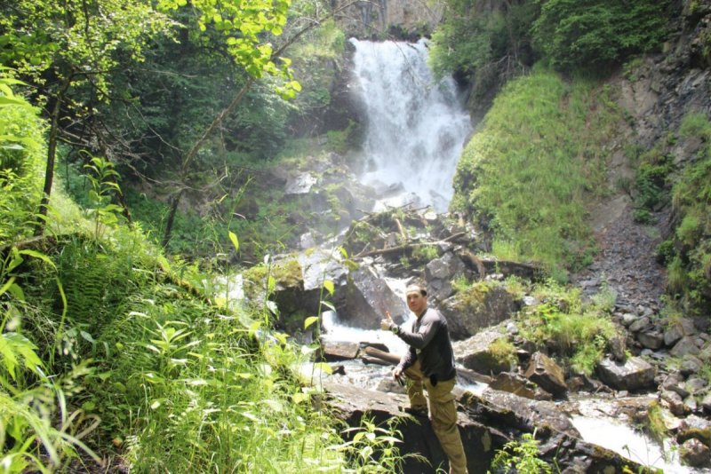 Фуртоугский водопад в Ингушетии