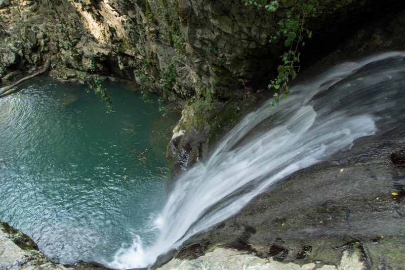 Молочный водопад Абхазия смотровая площадка