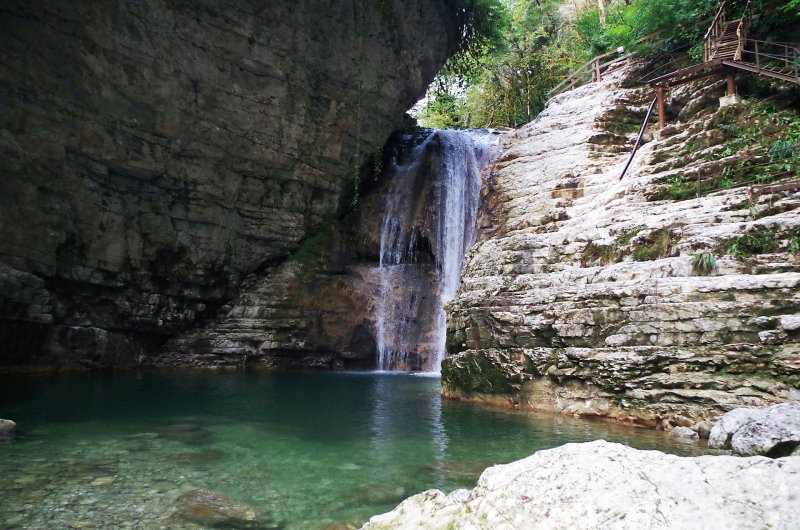 Абхазия Мерхеул-Ольгинский водопад