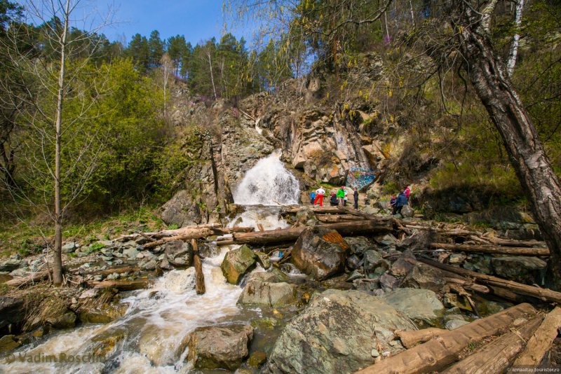 Царская охота горный Алтай водопад