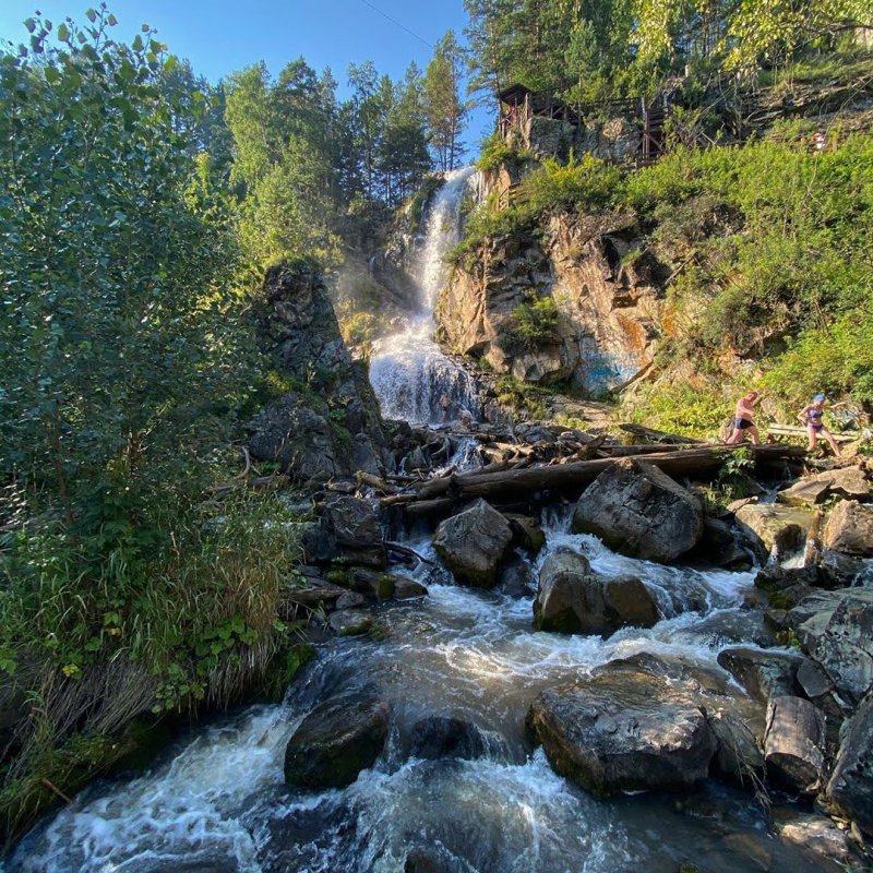 Горный Алтай Телецкое озеро водопады