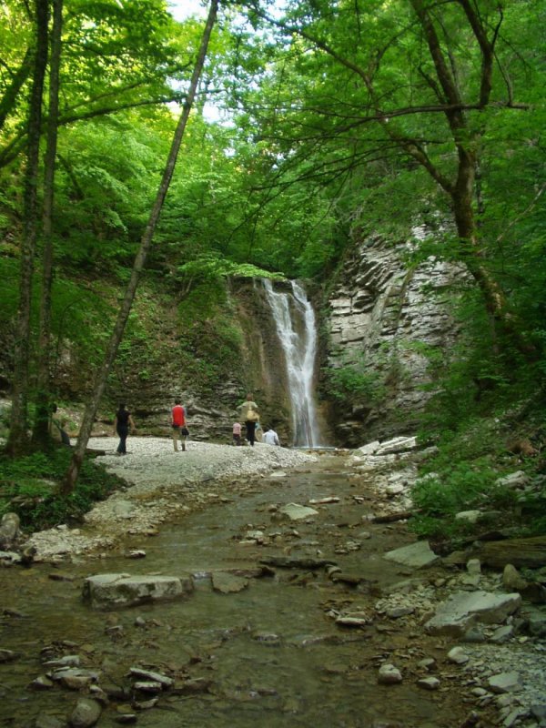 Водопад Пшада в Анапе