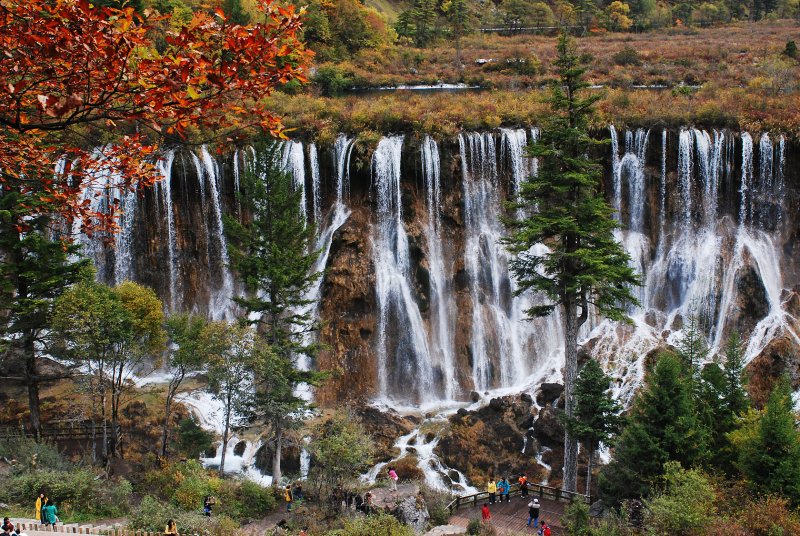 Цзючжайгоу водопад Ножилан