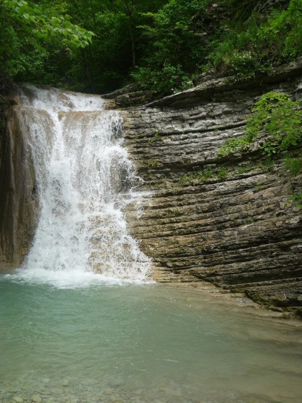 Водопад Куаго на реке Пшада